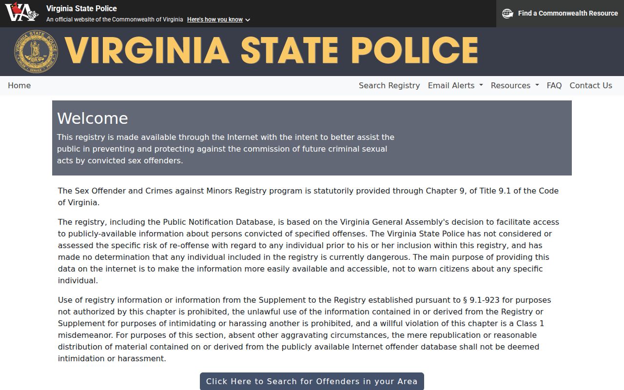 West Springfield residents directory Virginia registry search